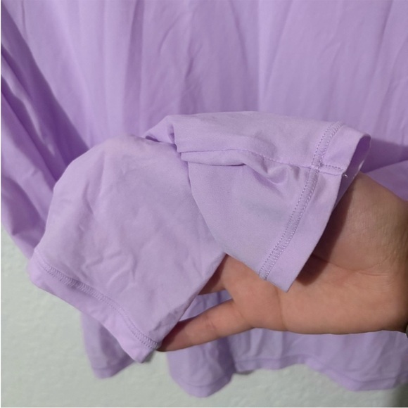 SKIMS Purple Fitted Long Sleeve Tee - Picture 4 of 6